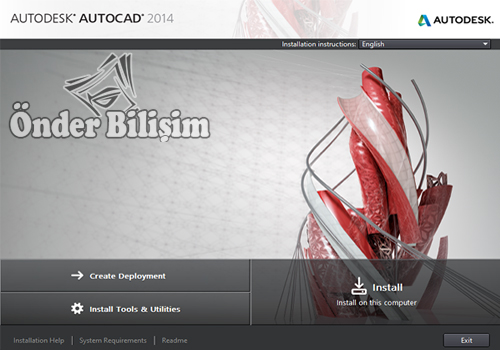 onderbilisim.com/autocad 2014 kurulum ve crack yapma