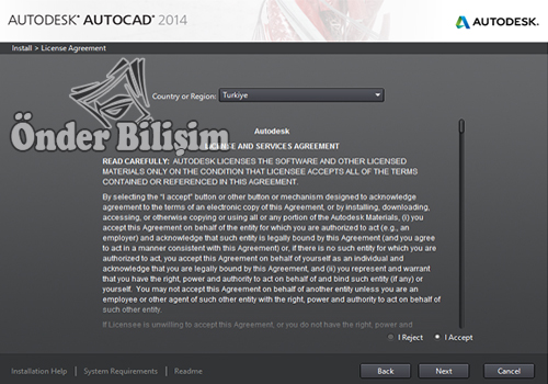 onderbilisim.com/autocad 2018 kurulum ve crack yapma