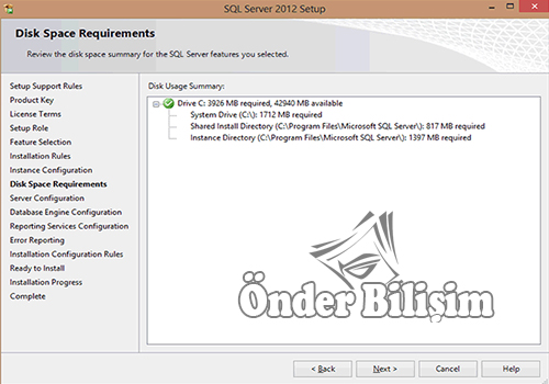 onderbilisim.com/Sql server 2012 kurulum ve lisanslama