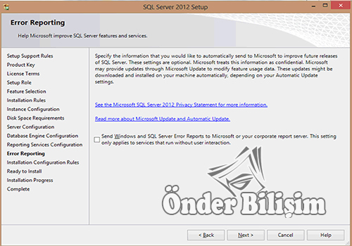 onderbilisim.com/Sql server 2012 kurulum ve lisanslama