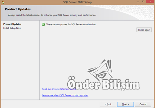 onderbilisim.com/Sql server 2012 kurulum ve lisanslama