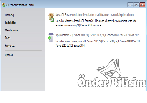 onderbilisim.com/Sql server 2014 kurulum ve lisanslama