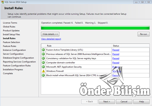 onderbilisim.com/Sql server 2014 kurulum ve lisanslama