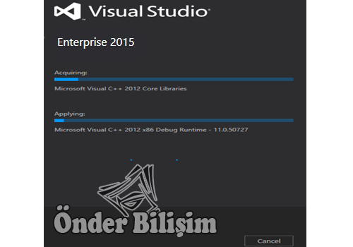 onderbilisim.com/visual studio 2015 kurulum ve lisanslama